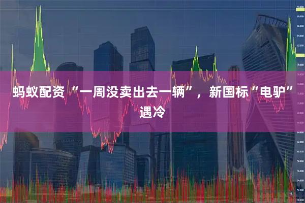 蚂蚁配资 “一周没卖出去一辆”，新国标“电驴”遇冷