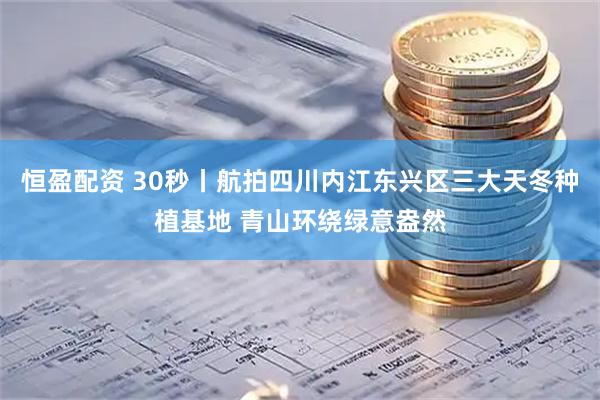 恒盈配资 30秒丨航拍四川内江东兴区三大天冬种植基地 青山环绕绿意盎然