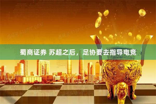 蜀商证券 苏超之后，足协要去指导电竞